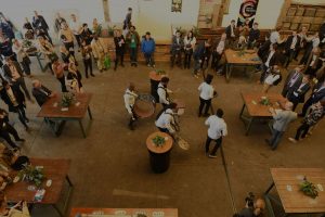 Catering tijdens een event met band